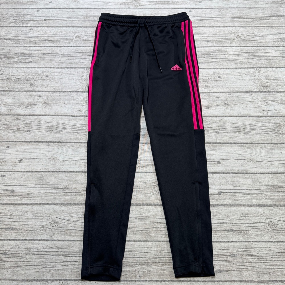 Adidas Tiro Track Pants Women's S Black Ankle Zip Soccer Primegreen Activewear